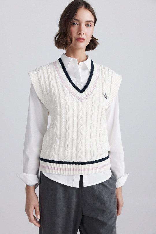 Knit gilet