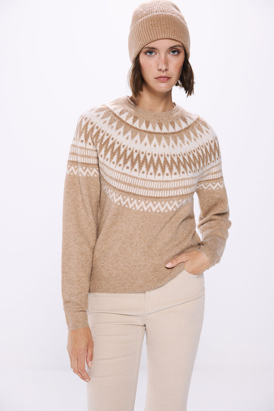 Jacquard jacquard sweater