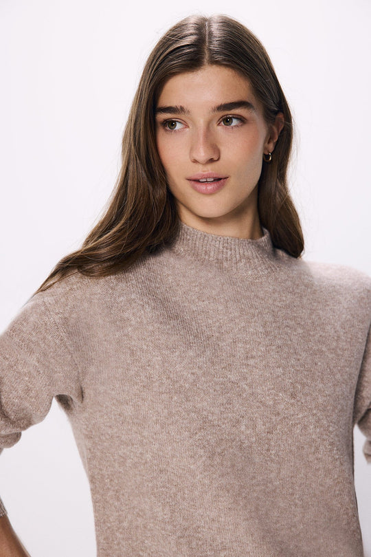 Melange Perkins neck