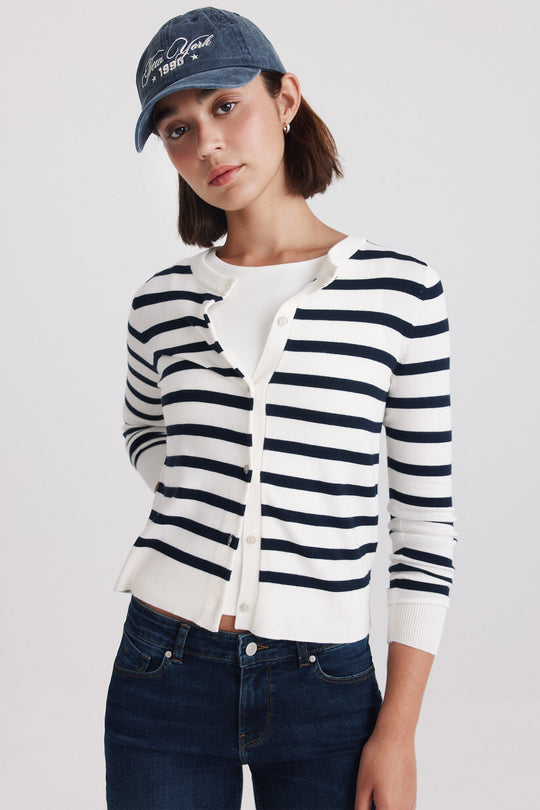 Thin button cardigan