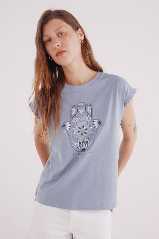 Ethnic graphic T-shirt