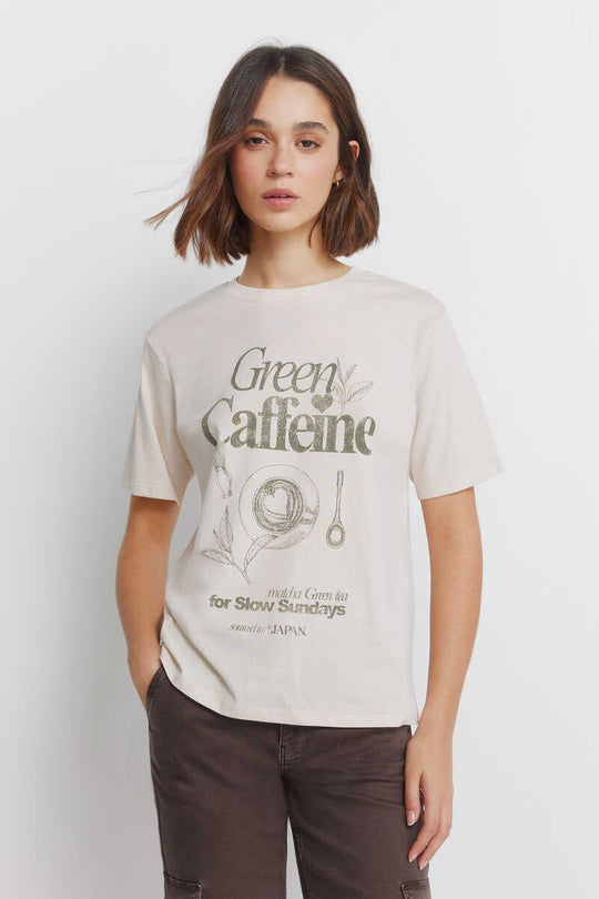 Short-sleeved T-shirt Le café