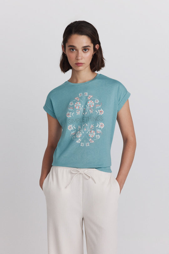 Cotton graphic T-shirt