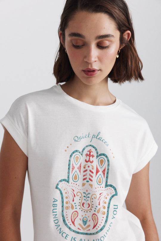 Cotton graphic T-shirt