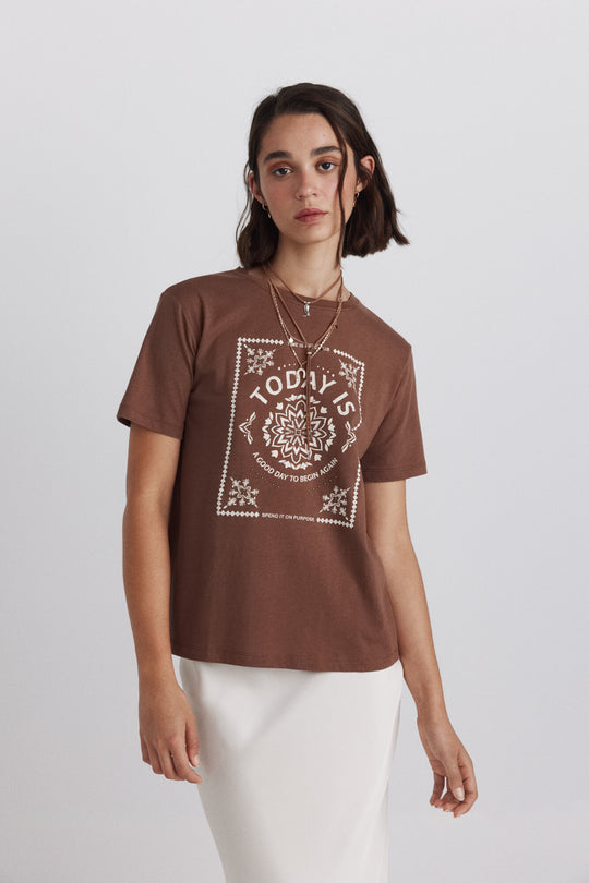 Cotton graphic T-shirt