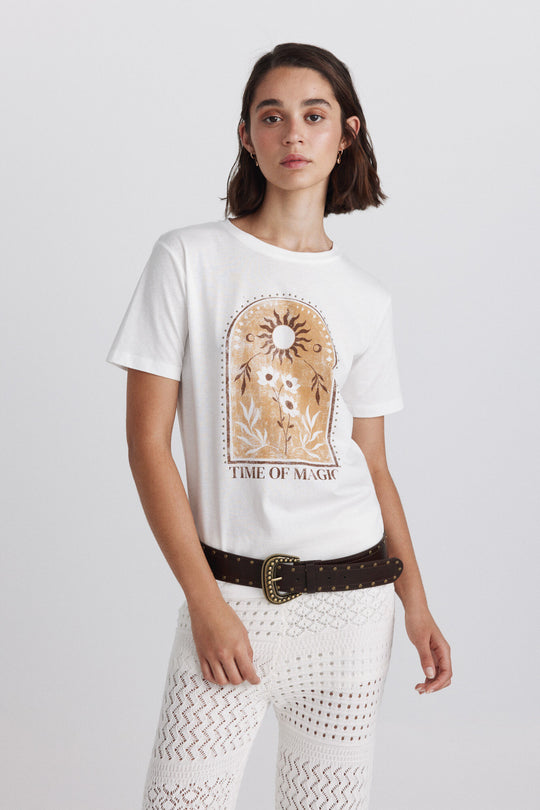 Cotton graphic T-shirt