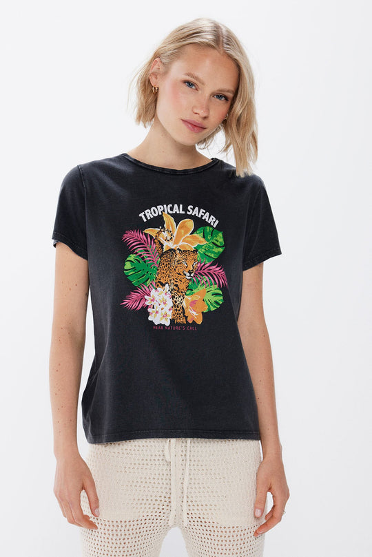 100% Cotton Tropical Safari T-Shirt