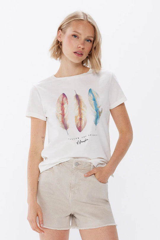 100% Cotton Ethnic Graphic T-Shirt