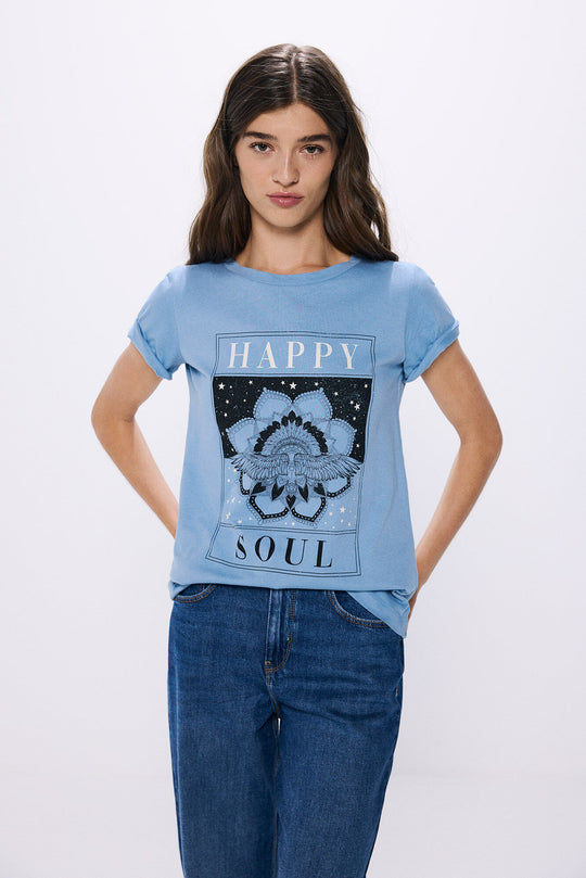 100% Cotton Ethnic Graphic T-Shirt