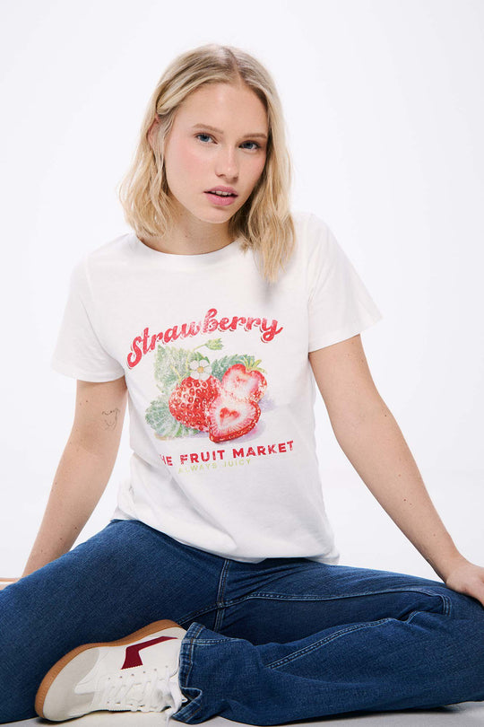 Fruit graphic t-shirt