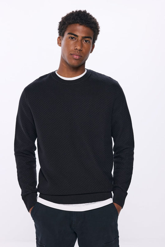 Textured jumper