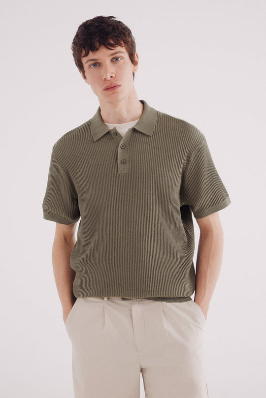 short sleeve jersey with polo shirt neck structure