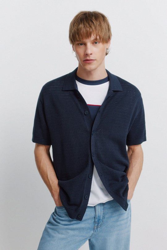 Link structure cardigan