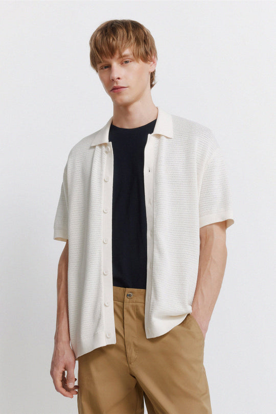 Link structure cardigan