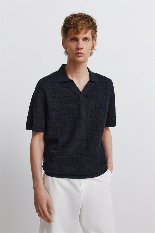 Fantasy structure polo shirt