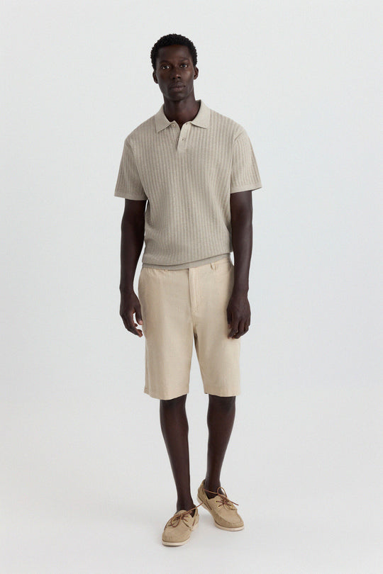 Vertical structure polo shirt