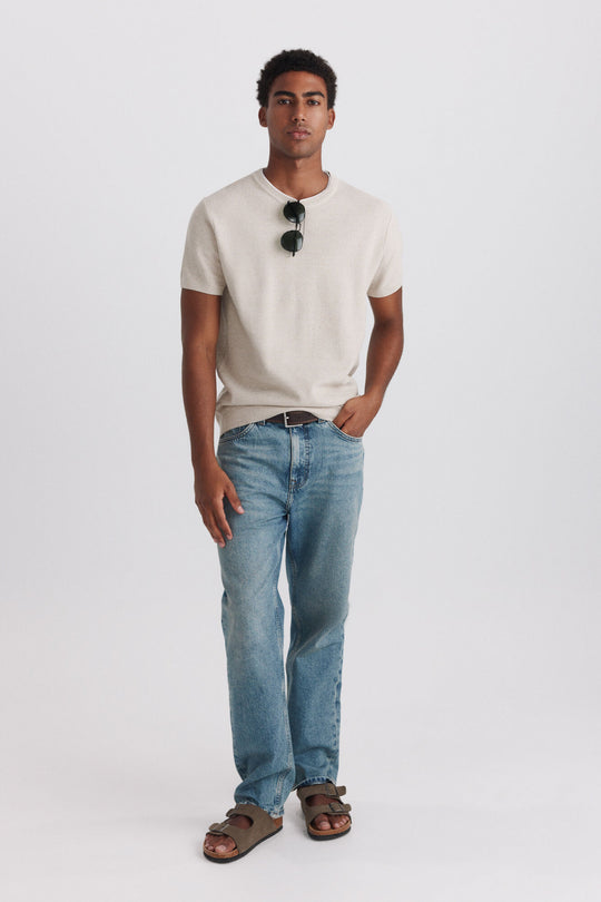 Knit structure T-shirt