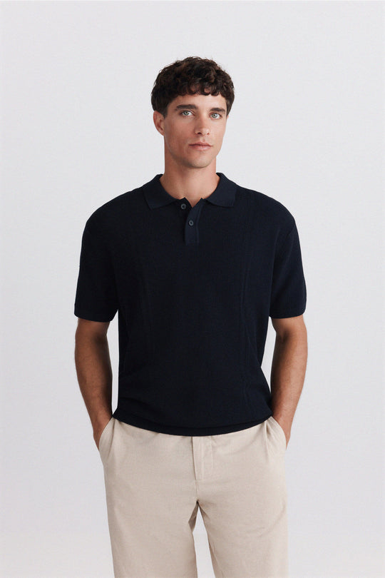 Basic structure polo shirt