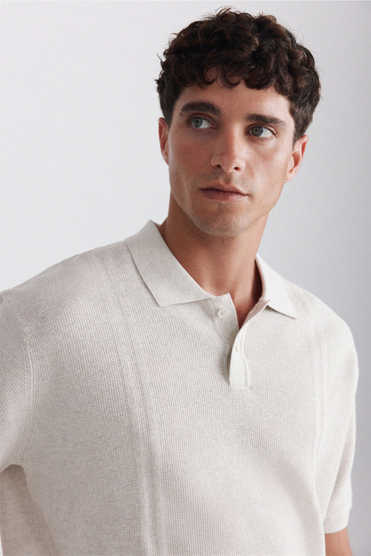 Basic structure polo shirt