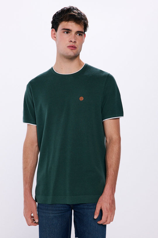 Short-sleeved jumper