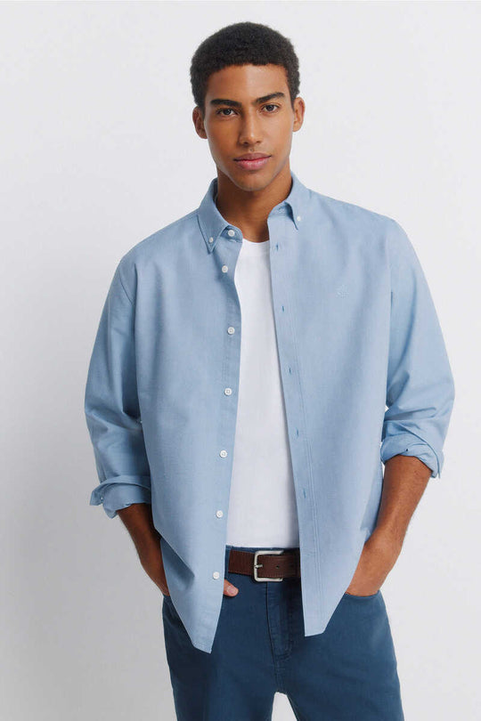 Oxford wrinkle-free shirt