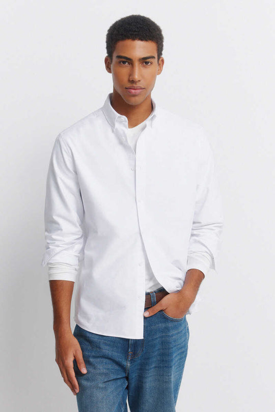 Oxford wrinkle-free shirt