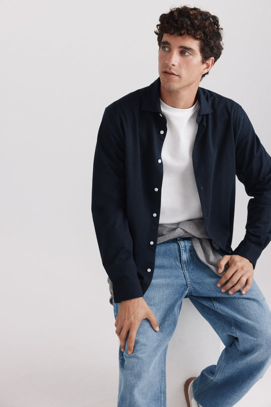 Quick dry and non-iron performance comfort shirt