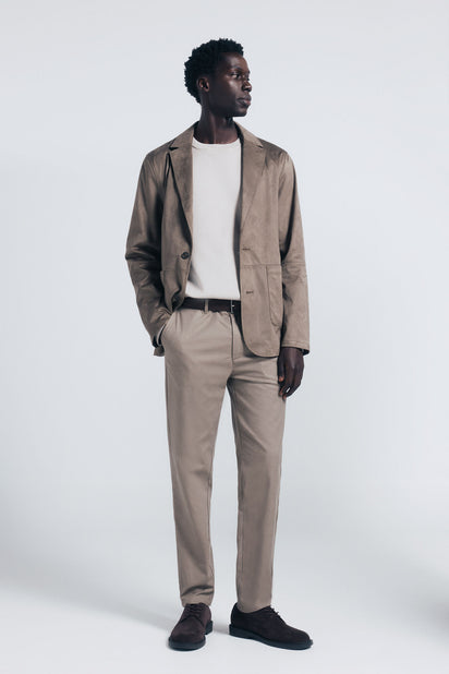 Springfield Herren Skinny Chinos – Mittlere Leibhöhe, Elastischer Bund, Für Freizeit & Business