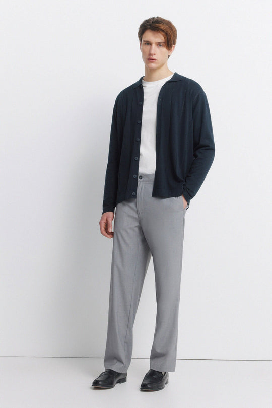 Straight relaxed fit trousers