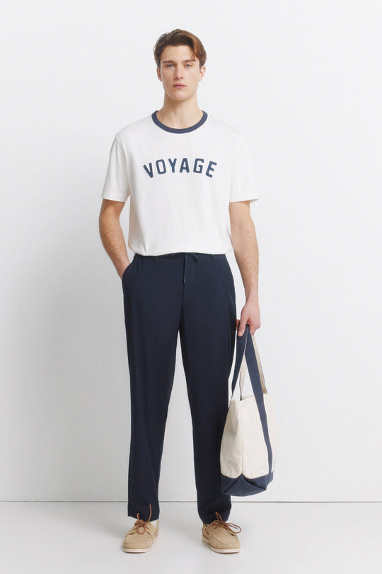 Straight relaxed fit trousers