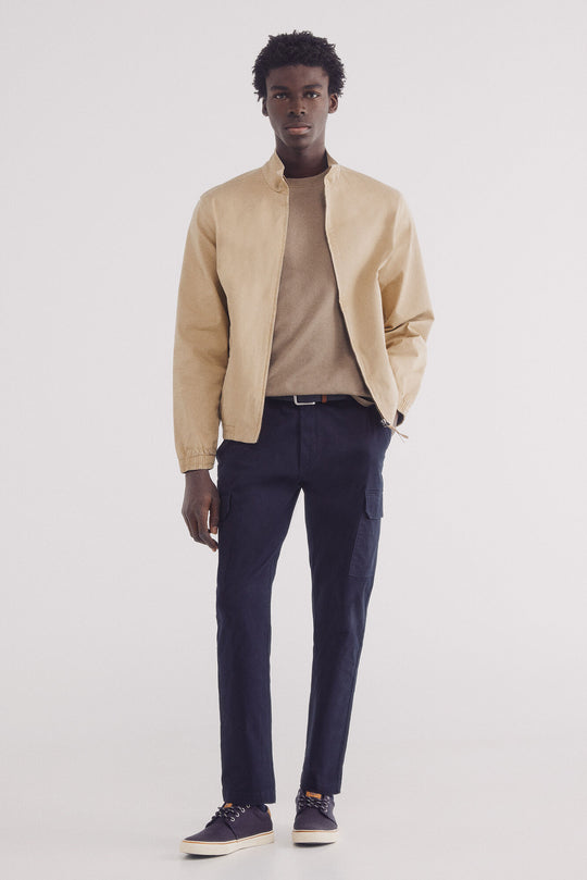 Slim fit comfort cargo chinos