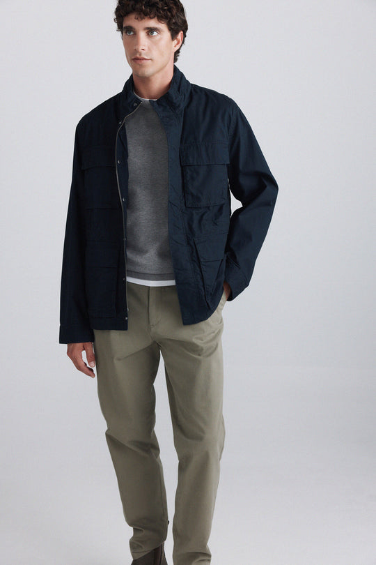 Cotton pocket parka