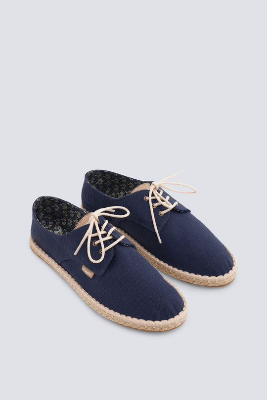 Rustic lace-up espadrille