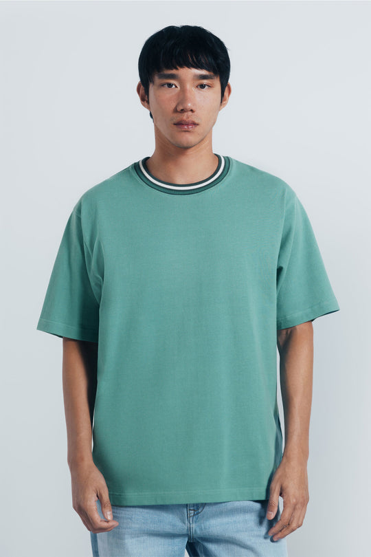 piqué tipping t-shirt