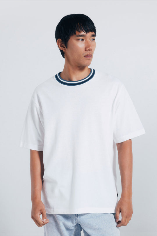 piqué tipping t-shirt