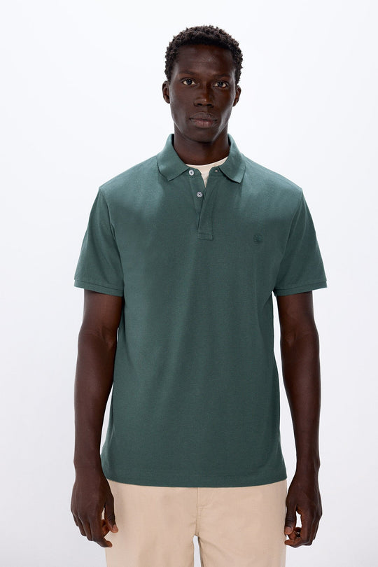 100% Cotton Slim Fit Piqué Polo Shirt