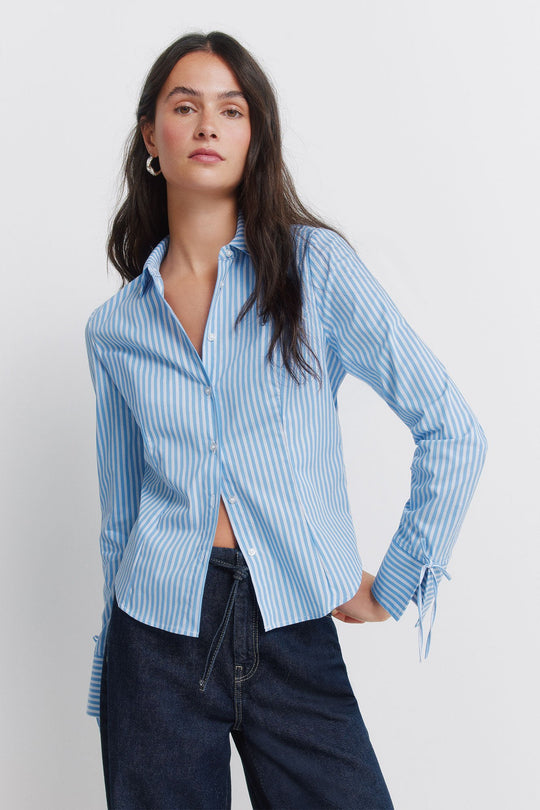 Fitted cotton shirt