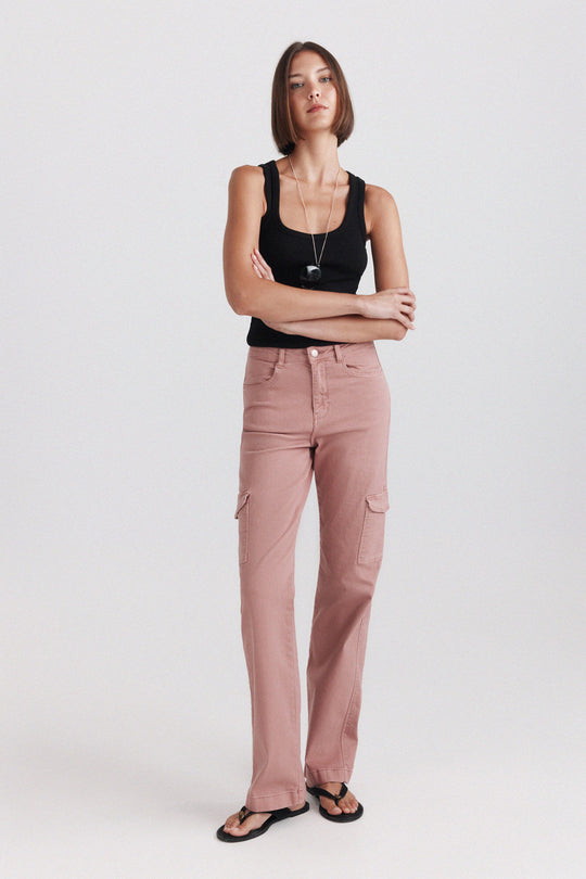 Semi-open oxford shirt