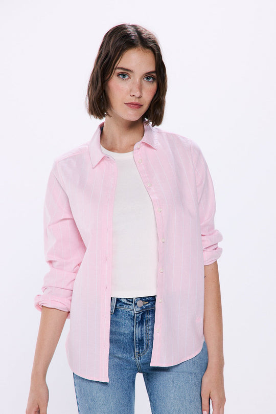 Semi-fitted Oxford shirt