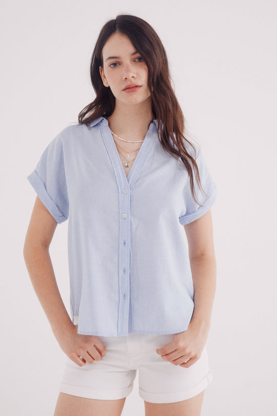 short sleeve Oxford shirt