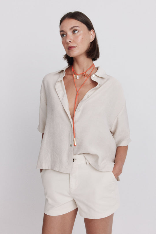 Fluid short sleeve shirt