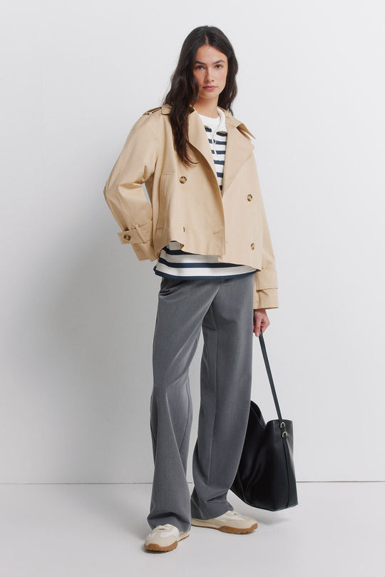 Straight tailored trousers