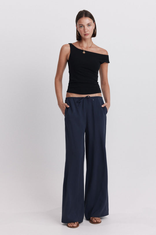 Wide leg jogger trousers