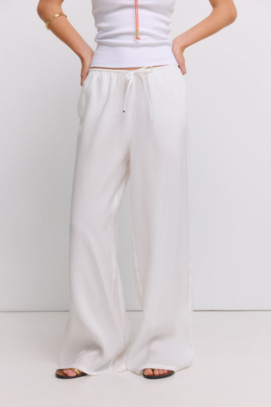 Wide leg jogger trousers