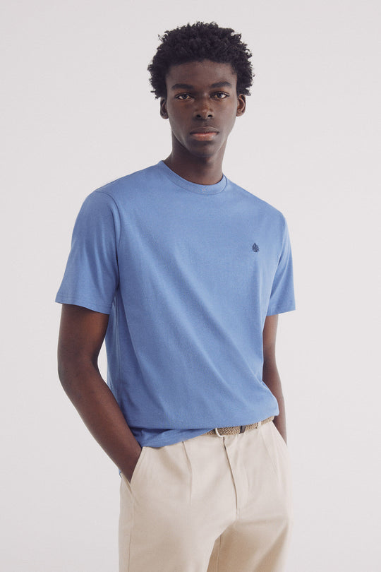 تي شيرت بتصميم رقبة دائرية أساسي