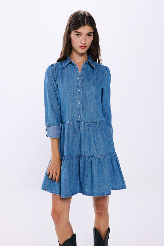 100% Cotton Denim Dress