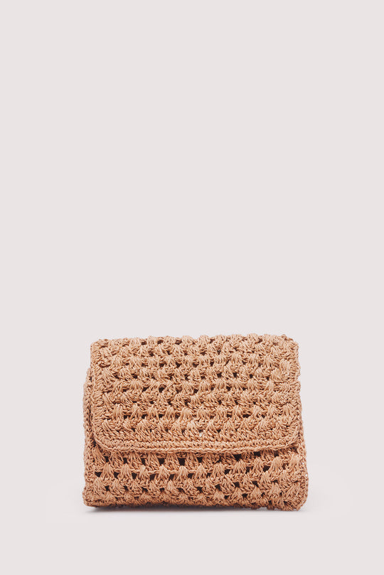 Raffia shoulder bag