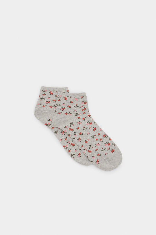 Short Floral Socks