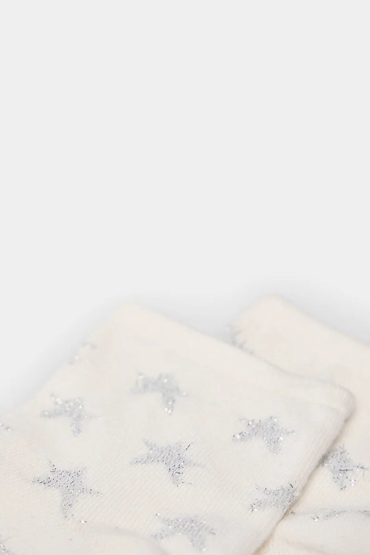 Lurex star short sock