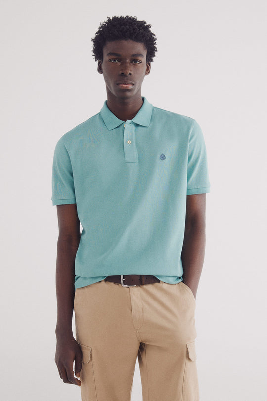 قميص بولو بيكيه بتصميم عادي مناسب